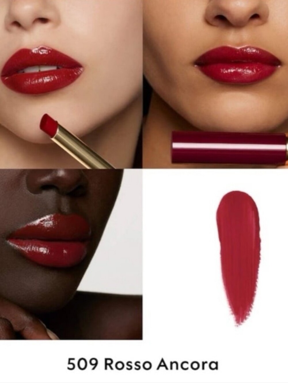 Gucci Red Lip Trio — ANCORA  Deep Red Cream Lipsticks & Red Lip Stain